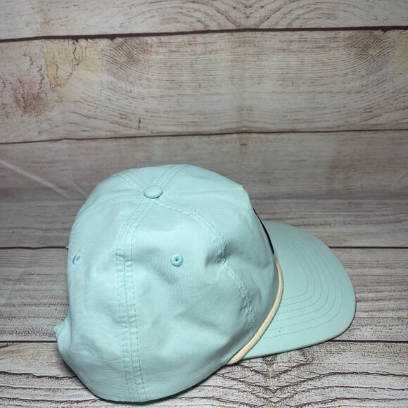 RARE 2F7 Teal Morgan Wallen Duck Rope Hat Hunting Outdoors Trucker Adjustable - Picture 4 of 6
